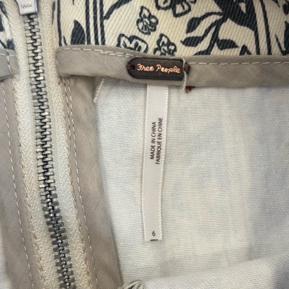 Free People Modern Femme Macadamia Mini Skirt - Picture 5 of 5